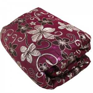 Couvre Lit 2Places Avec 2Taie D’oreiller et 2Coussins Violet - Vent...