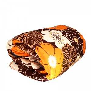 Couette 2Places avec 2Taie D’Oreiller Orangé Marron - Vente en Lign... Couette 2Places avec 2Taie D’Oreiller Orangé Marron - Vente en Lign...