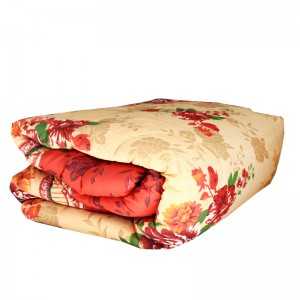Couette 2Places avec 2Taie D’Oreiller Beige Fleurie Rouge - Vente e...