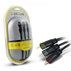 Câble Audio Vidéo 2Mètres 3RCA Mâle vers 3RCA Mâle CANYON CNR-CV02 ... Câble Audio Vidéo 2Mètres 3RCA Mâle vers 3RCA Mâle CANYON CNR-CV02 ...