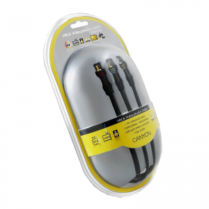 Câble Audio Vidéo 2Mètres 3RCA Mâle vers 3RCA Mâle CANYON CNR-CV02 ... Câble Audio Vidéo 2Mètres 3RCA Mâle vers 3RCA Mâle CANYON CNR-CV02 ...