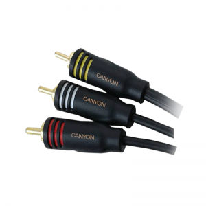 Câble Audio Vidéo 2Mètres 3RCA Mâle vers 3RCA Mâle CANYON CNR-CV02 ... Câble Audio Vidéo 2Mètres 3RCA Mâle vers 3RCA Mâle CANYON CNR-CV02 ...