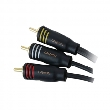 Câble Vidéo 2Mètres 3RCA Mâle vers 3RCA Mâle CANYON CNR-CV04
