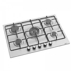 Plaque De Cuisson à Gaz 5Feux Inox Métal Fonte FRANCO 70351-IF - Ve... Plaque De Cuisson à Gaz 5Feux Inox Métal Fonte FRANCO 70351-IF - Ve...