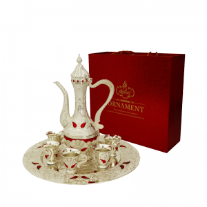 Service à Thé 8Pièces Pour Décoration Argent BENESIFIT ORNAMENT KQH...