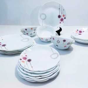 Service à Table 24Pièces Céramique pour 6Personnes IROPAL Pink Zhou... Service à Table 24Pièces Céramique pour 6Personnes IROPAL Pink Zhou...