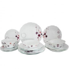 Service à Table 24Pièces Céramique pour 6Personnes IROPAL Pink Zhouan