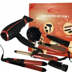 Pack Beauté 8En1 FLORENCE Noir Rose BY-8EN1 - Vente en Ligne sur La...