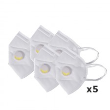 Lot De 5 Masques KN95 Avec Valve