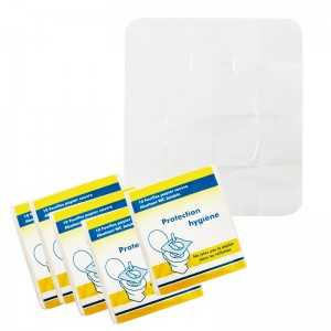 Lot de 50 feuilles de protection pour abattant WC jetables - Vente ...