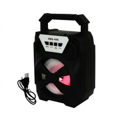 Haut Parleur Bluetooth avec LED Lampe Portable Rechargeable KBS-407 Noir