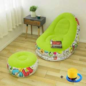 Fauteuil Gonflable Avec Pouf Repose-pieds Vert Pistache Avec Pompe ... Fauteuil Gonflable Avec Pouf Repose-pieds Vert Pistache Avec Pompe ...