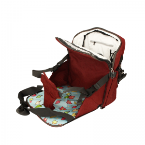 Sac à dos Landau pour poussette avec port USB étanche Rouge - Last ...