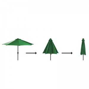 Parasol Rond Toile Vert ø 270 cm B2-6 - Last Price Tunisie