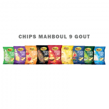 PACK 20 PIECES CHIPS MAHBOUL 9 GOUT 45gr