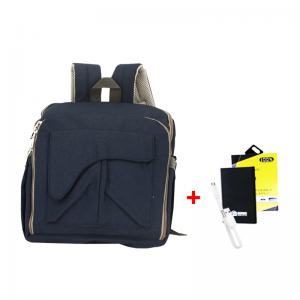 Sac à dos Landau pour poussette avec port USB étanche Bleu - Last P...