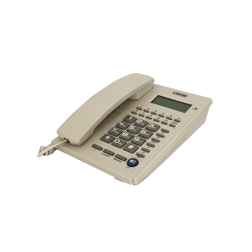 Téléphone Fixe Filaire LEBOSS HCD3588TSD L-12A Noir - Vente en Lign