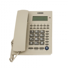 Téléphone Fixe Filaire LEBOSS HCD3588TSD L-12B Blanc