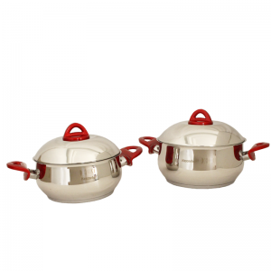 Ensemble Batterie de Cuisine Inox 18/10 20 pièces Rouge - BCI20P-R ... Ensemble Batterie de Cuisine Inox 18/10 20 pièces Rouge - BCI20P-R ...