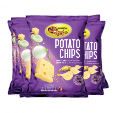 PACK 20 PIECES CHIPS MAHBOUL NATURELLE GOUT OIGNON FROMAGE 45gr