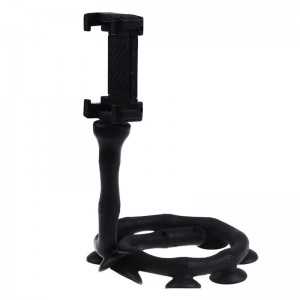 Support Téléphone Portable chenille Paresseux avec ventouse Noir - ...