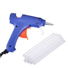 Pistolet a Colle 60W + Lot de 10 Baguettes à colles chaud