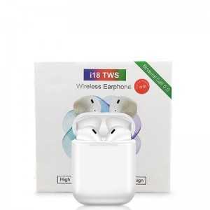 Ecouteur Sans Fil Bluetooth I18-TWS Blanc
