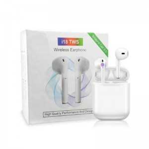 Ecouteur Sans Fil Bluetooth I18-TWS Blanc
