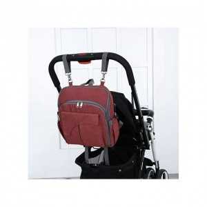 Sac à dos Landau pour poussette avec port USB étanche Rouge - Last ...
