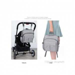 Sac à dos Landau pour poussette avec port USB étanche Gris - Last P...