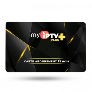 Carte Abonnement MyIPTV Plus 12 mois