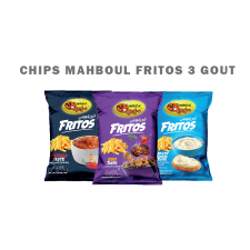 PACK 60 PIECES CHIPS MAHBOUL FRITOS 3 GOUT 13 gr