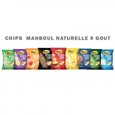 PACK 10 PIECES CHIPS MAHBOUL NATURELLE 9 GOUT 85gr