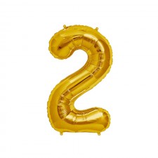 CHIFFRE GOFLABLE DEUX Gold