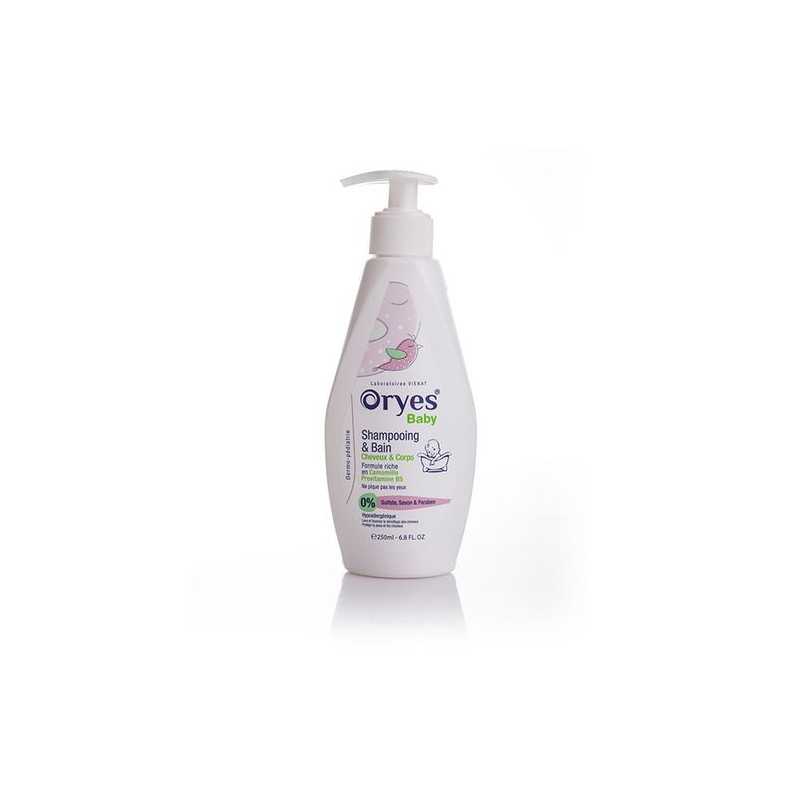 Shampoing & Bain pour Bébé Cheveux et Corps 250ML -ORYES
