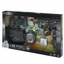 Jouet Pour Enfants Coffret Militaire Accessoires avec Armes