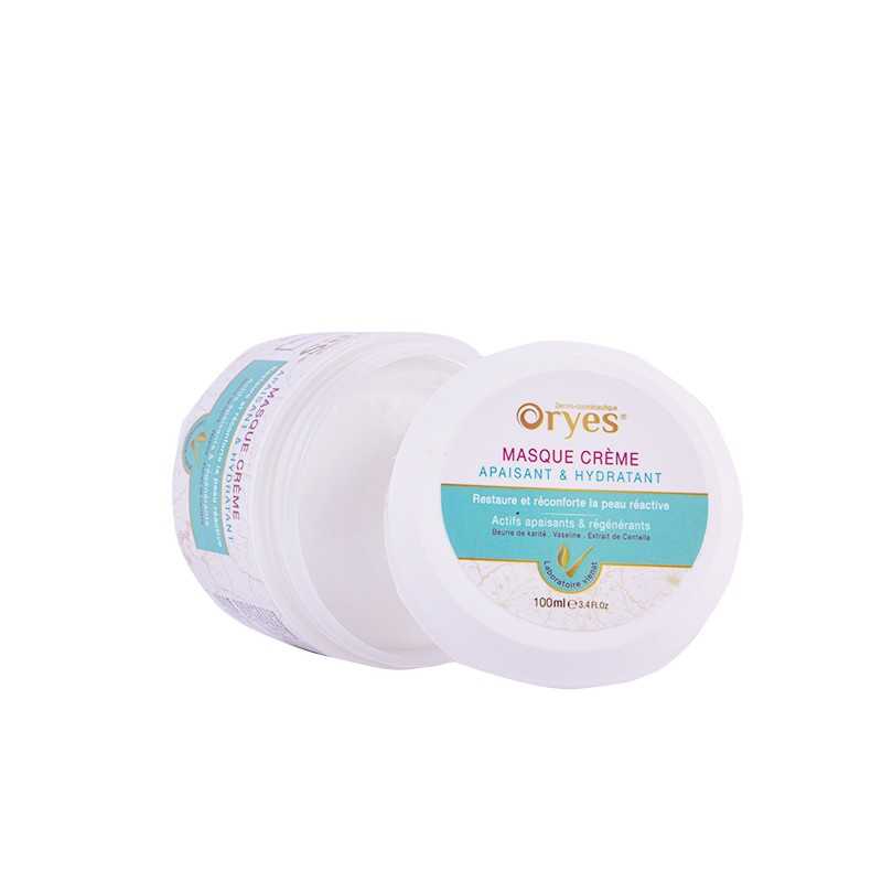 Masque Crème Apaisant & Hydratant 100Gr ORYES