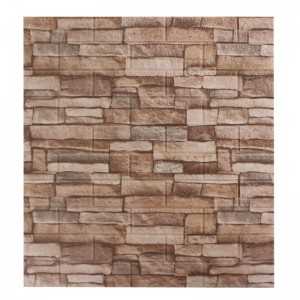 Panneau Mural Adhésif Motif de Brique 3D - 77x70 Cm Marron| Last Price Tunisie