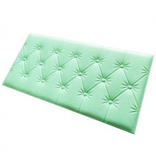 Panneau Mural Adhésif 3D - 60x30 Cm Vert