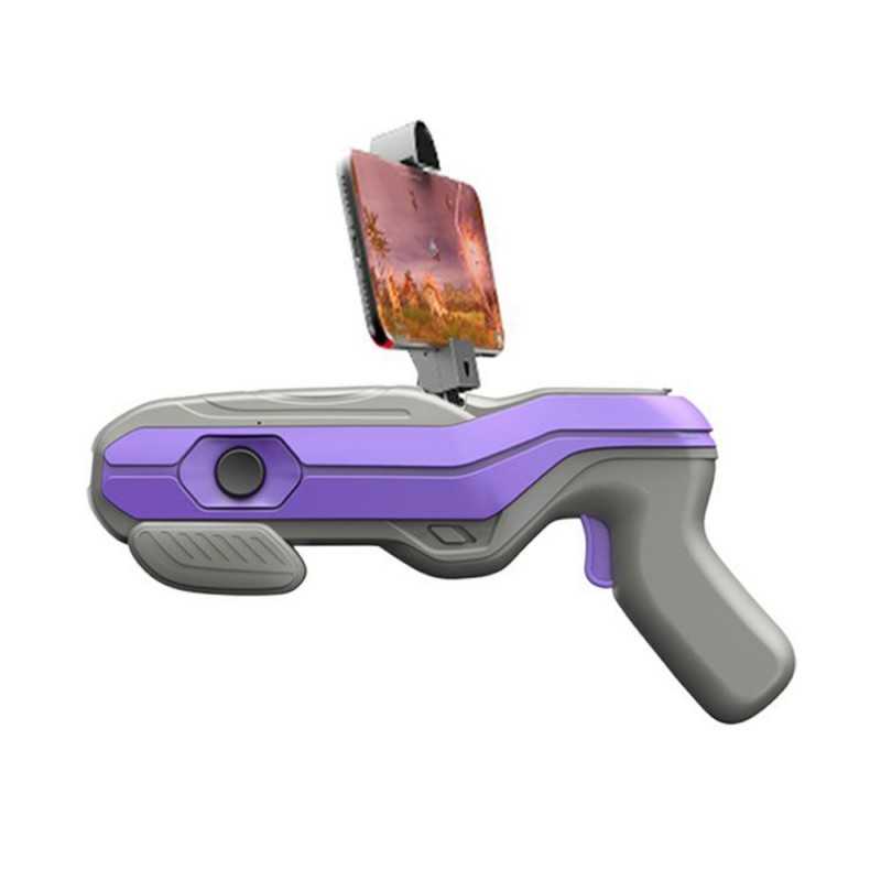 Pistolet Bluetooth AR MAGIC GUN - Gris et Violrt