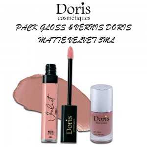 PACK GLOSS & VERNIS DORIS MATTE VELVET - 5ML