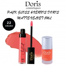PACK GLOSS & VERNIS DORIS MATTE VELVET - 5ML