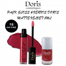 PACK GLOSS & VERNIS DORIS MATTE VELVET - 5ML