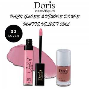 PACK GLOSS & VERNIS DORIS MATTE VELVET - 5ML