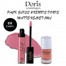 PACK GLOSS & VERNIS DORIS MATTE VELVET - 5ML