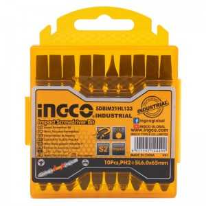 Embout De Tournevis à Impact 10 Pièces INGCO