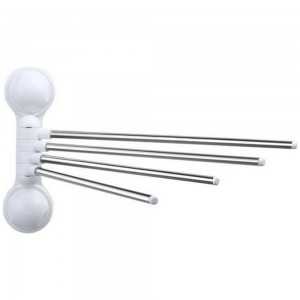 Porte Serviette Salle de Bain avec Ventouse 5 Kg 180°