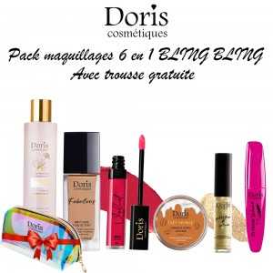 Pack maquillages 6 en 1 BLING BLING avec trousse gratuite