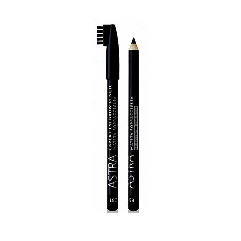 Crayon à sourcils Astra Make-up - EB1 - Noir
