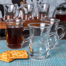 Lot de 12 pièces verre de thé SAFEER MUG SET - ALMONJED